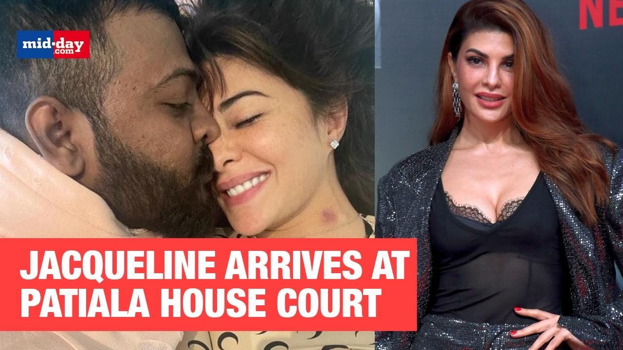 Jacqueline Fernandez Arrives At Delhi’s Patiala House Court